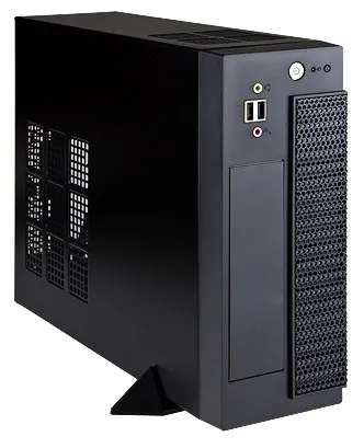 Slim Case InWin BP691 Black 200W 2*USB+AirDuct+Fan+Audio