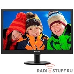 LCD PHILIPS 19,5" 203V5LSB26(10/62) черный {TN LED, 1600x900, 90/50, 1000000:1, 5ms, 200cd/m D-Sub}