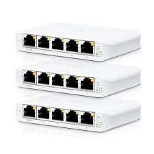Коммутатор 5PORT 1000M 3PACK POE USW-FLEX-MINI-3 UBIQUITI