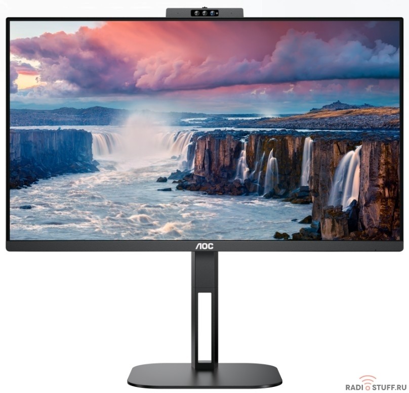 LCD AOC 23.8'' 24V5CW {IPS 1920х1080 75hz 300cd 178/178 1000:1 1ms D-Sub 2xHDMI DisplayPort USB Speakers Curved}