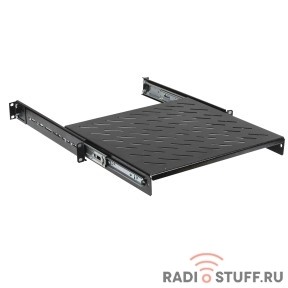 ITK SS05-600PI 19" выдвижная полка глубиной 600 мм, черная