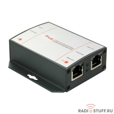 Just JT-PSE3101 PoE удлинитель / коммутатор 10/100Mb/с на 3 RJ45 порта. 1 порт IN (Питание от PoE+ коммутатора или инжектора, Макс 25.5W IEEE802.3af/at) + 2 порта OUT с поддержкой PoE IEEE802.3af.