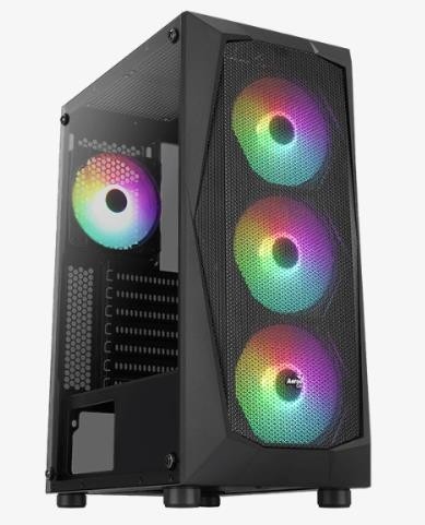 Корпус MIDITOWER FALCON-G-BK-V2 AEROCOOL