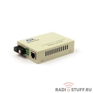 GIGALINK GL-MC-UTPF-SC1F-18SM-1310 Конвертер из UTP, 100Мбит/c в WDM, LFP, SM, SC, Tx:1310/Rx:1550, 18 дБ (до 20 км) (GL-F920T)