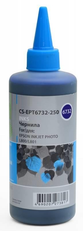 Чернила CYAN 250ML /L800 CS-EPT6732-250 CACTUS