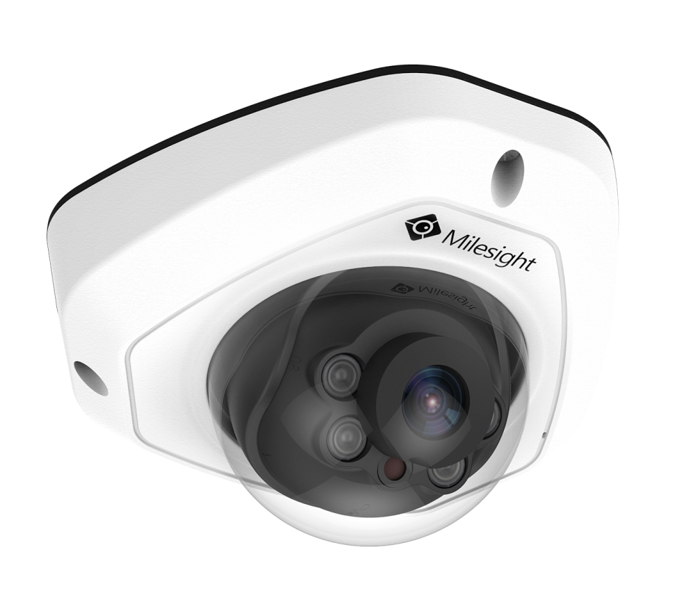 Kупольная антивандальная IP-камера MS-C8173-PB, 8Мп, Milesight 