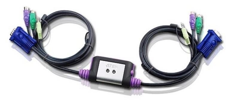 KVM-переключатель PS2 2PORT W/CAB CS62A-A7 ATEN
