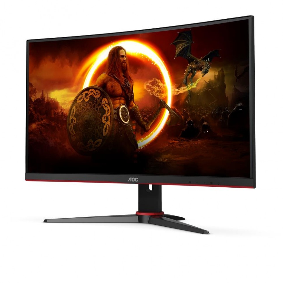 LCD AOC 23.6" C24G2AE Gaming {VA 1920x1080 165Hz 4ms 250cd 16:9 178/178 3000:1 8bit D-Sub 2xHDMI1.4 2xDisplayPort1.2 FreeSync 2x2W VESA}