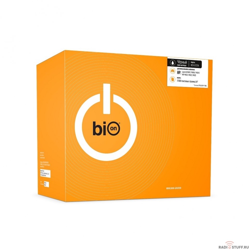 Bion CF237A Картридж для HP LaserJet Enterprise Flow M632, LaserJet Enterprise M607/M608/M609/M631/M632 (11000  стр.), Черный