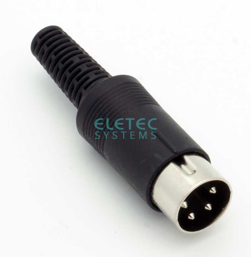 Штекер mini DIN 4-pin,NI/PI