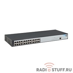 HP JG913A Коммутатор HPE 1620-24G управляемый 19U 24x10/100/1000BASE-T