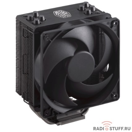 Кулер для процессора/ Cooler Master Hyper 212 Black Edition with 1700 (130W, 4-pin, 158.8mm, tower, Al/Cu, fans: 1x120mm/42CFM/26dBA/2000rpm, 1700/1200/115X/2066/2011-V3/2011/AM5/AM4/AM3/AM3+/AM2/AM2+