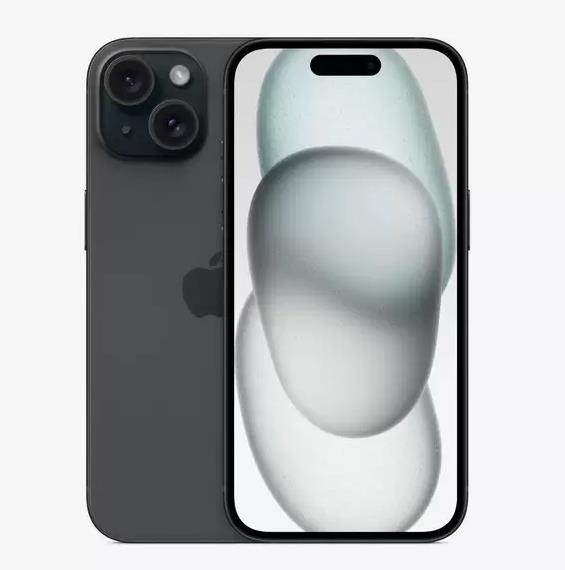 Смартфон APPLE IPHONE 15/128 Гб RAM 6Гб черный/Наличие WiFi/Наличие 3G/LTE/Наличие 4G/5G/Only eSIM MTLD3CH/A