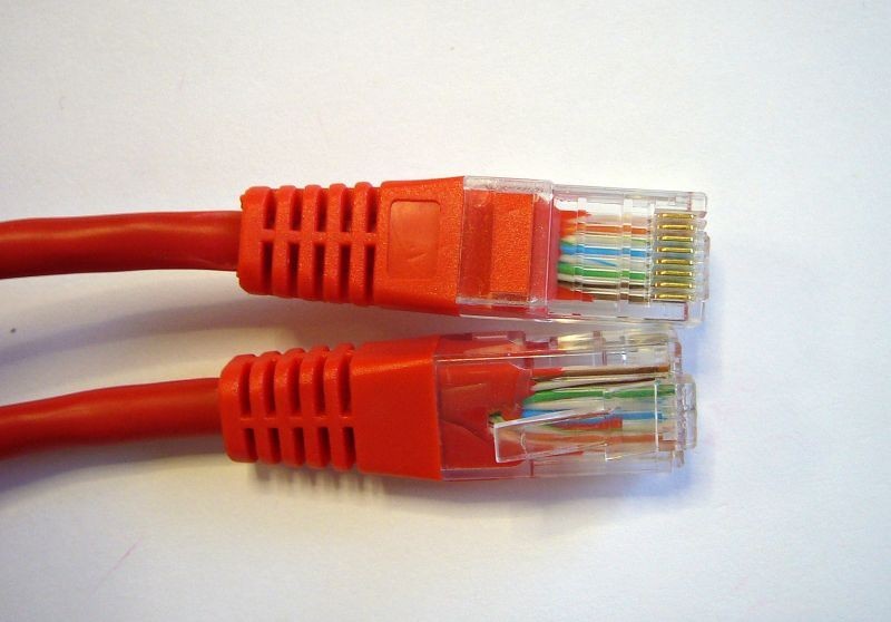 Патч-корд, UTP4, cat.5e, 3м, Сu, красный, TechnoLink